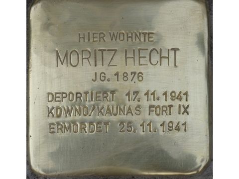 Stolperstein für Moritz Hecht
