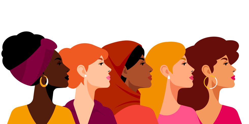 Frauen verschiedener Ethnien
