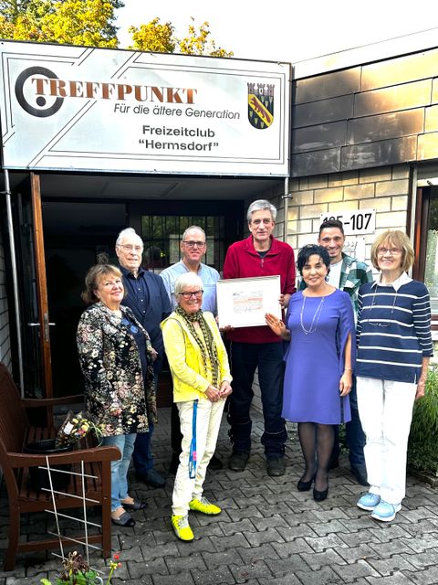 Verdiente Unterstützung für das Team der Laib&Seele-Ausgabestelle Hermsdorf. (Bild: BA Rdf)