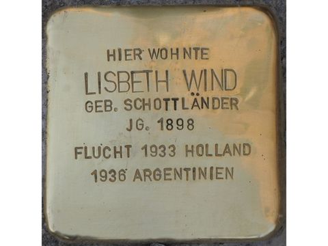 Stolperstein für Lisbeth Wind
