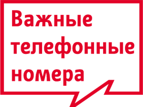 Важные телефонные номера