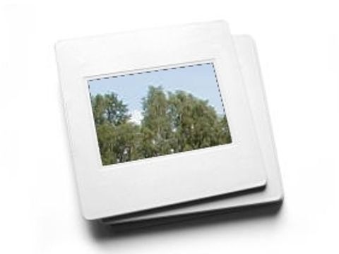 Ein Dia mit einer Landschaftsaufnahme