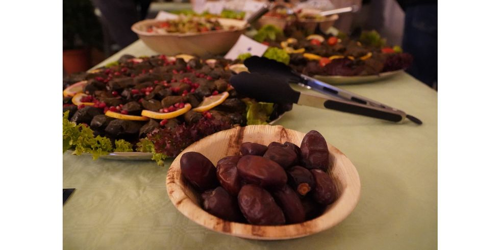Buffet zum Fastenbrechen
