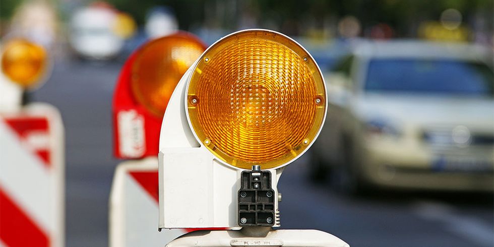 Baustellenabsperrung