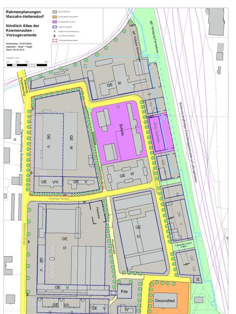 Rahmenplan Nördlich Allee der Kosmonauten