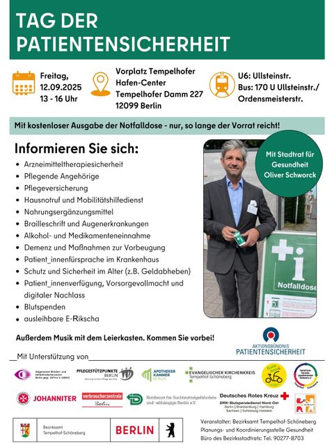 Flyer zum Tag der Patientensicherheit