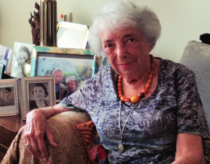 Margot Friedländer in ihrem Zuhause in Berlin