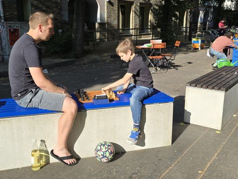 Eine neue Idee für den Kiez: StreetChess (Bild: Sabine Böhnig)