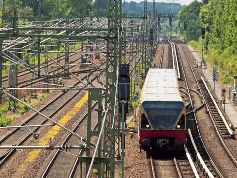 S-Bahn unterwegs