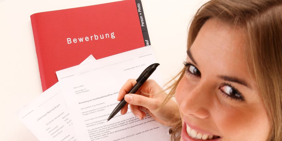 Bewerbung schreiben