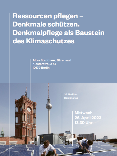 Flyermotiv Denkmaltag 26.04.2023 (Bild: Landesdenkmalamt Berlin)