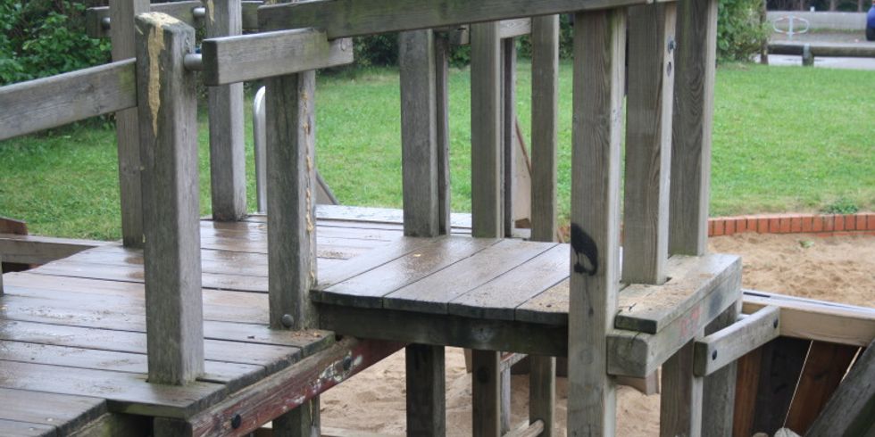 Spielgerät auf dem Spielplatz Sägebockweg
