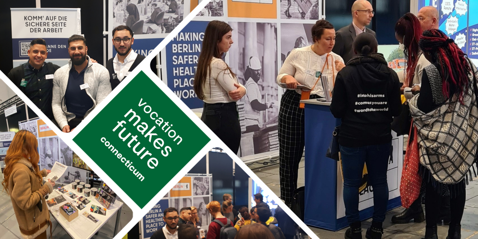 Fotos von der Connecticum 2022 - Messestand, Standbetreuung, Besucherinnen und Besucher.