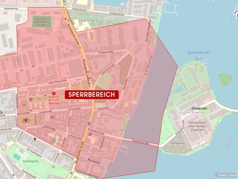 Sperrbereich Bombenentschärfung