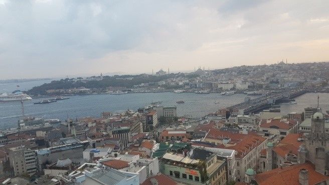 Blick vom Galataturm auf die Stadt.