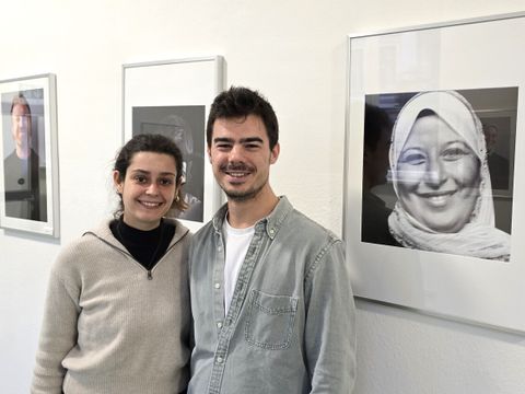 Fotografin Chloé Laurence Cohen und der portugiesische Filmemacher Edi Lopez-Kettemann, der einen Kurzfilm über dieses Fotoprojekt drehte