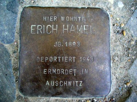 Stolperstein für Erich Hamel
