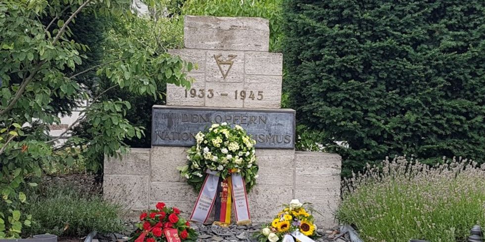 Gedenkstein für die Opfer des Nationalsozialismus auf dem Steinplatz