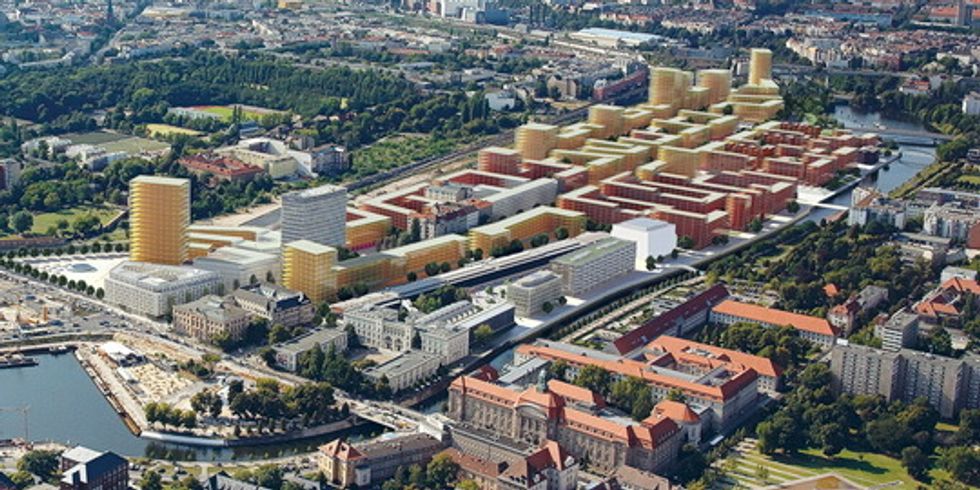 Simulation der zukünftigen Europacity