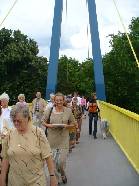 Auf dem Volksparksteg, Foto: KHMM