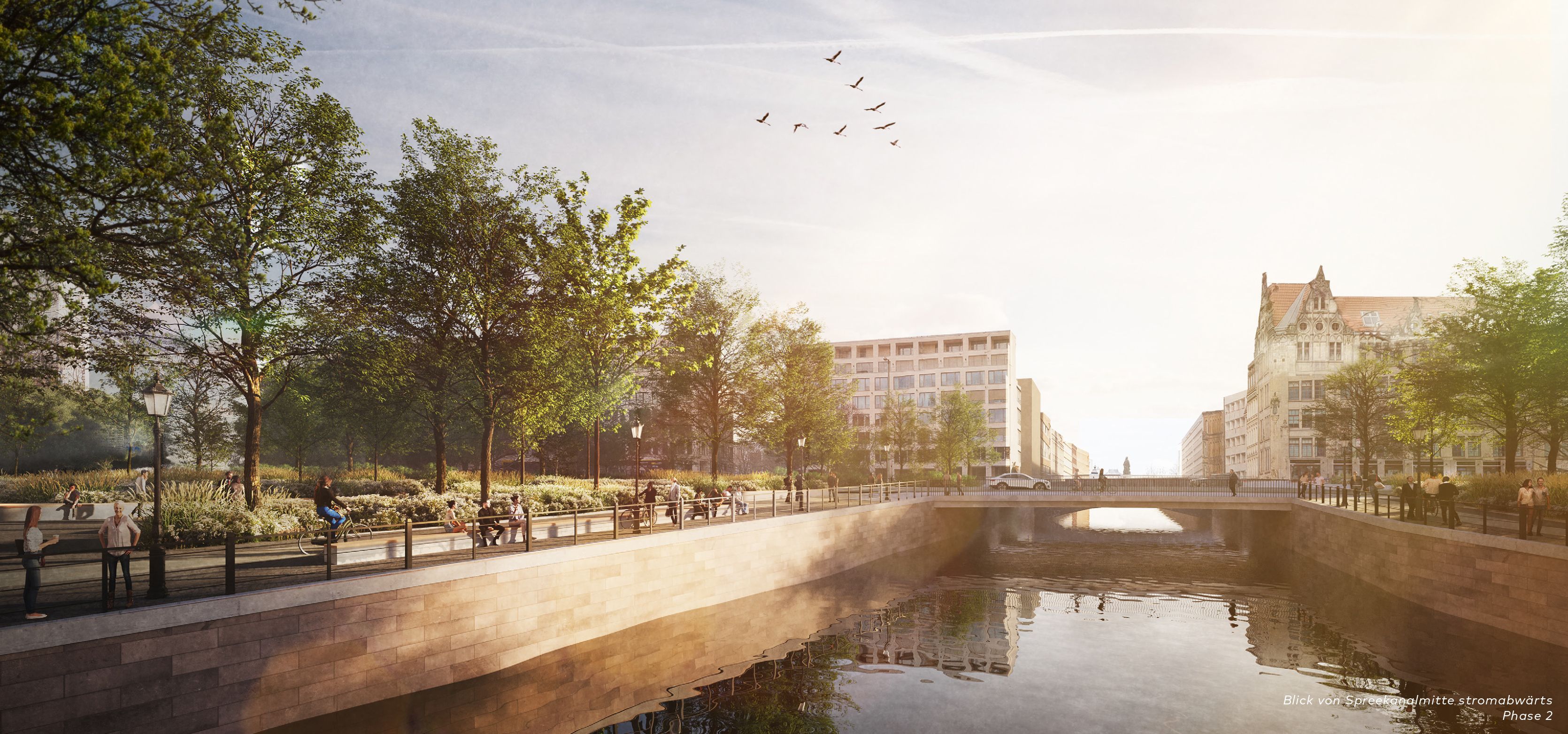 Visualisierung der Neuen Gertraudenbrücke