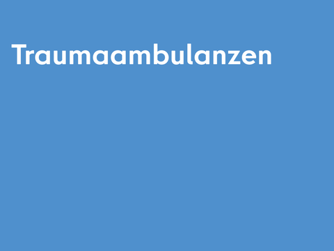Traumaambulanzen