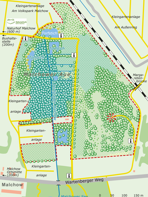 Karte des NSG (Bild: SenUMVK)