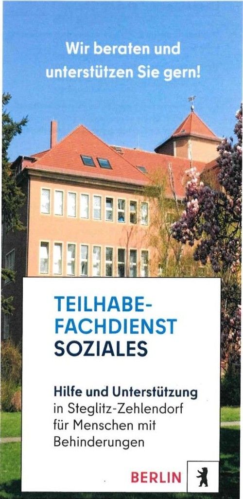 Teilhabefachdienst - Flyer - Titel