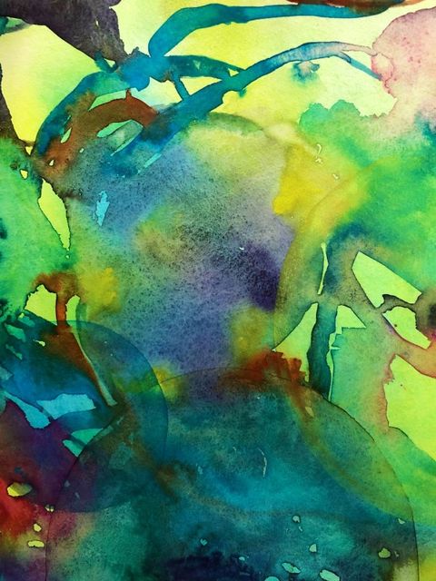 Zuzanna Schmukalla, o.T., 2018, Bild für Aquarellkurs (Bild: Zuzanna Schmukalla)