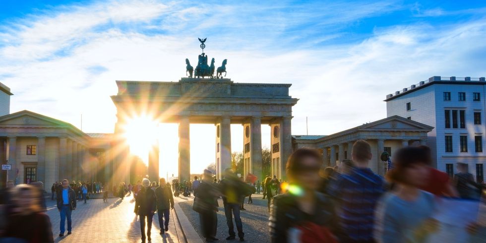 Frühling am Brandenburger Tor