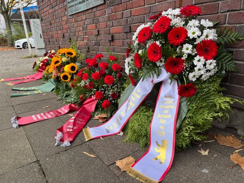 Gedenken Novemberpogrome Levetzowstraße