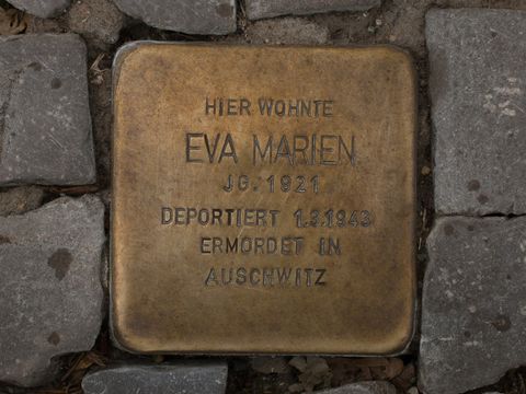 Stolperstein Eva Marien, 03.06.2012