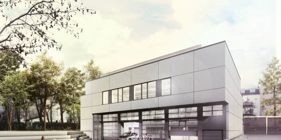 So soll der Erweiterungsbau des OSZ Kraftfahrzeugtechnik am Gierkeplatz aussehen