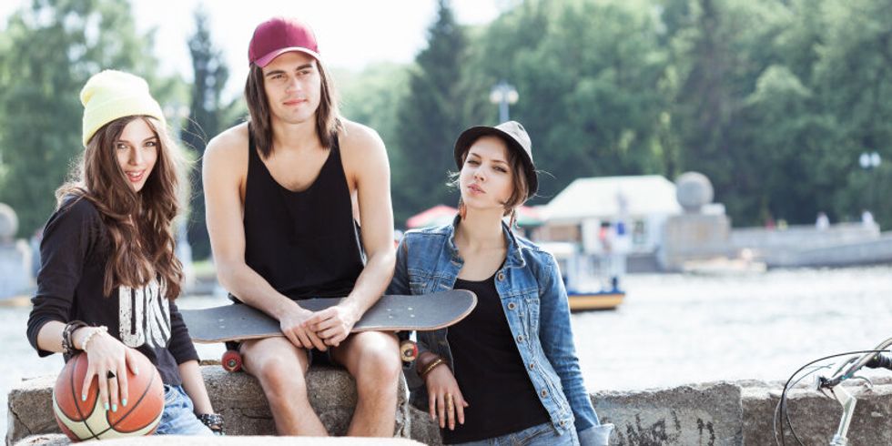 Gruppe junger Teenager