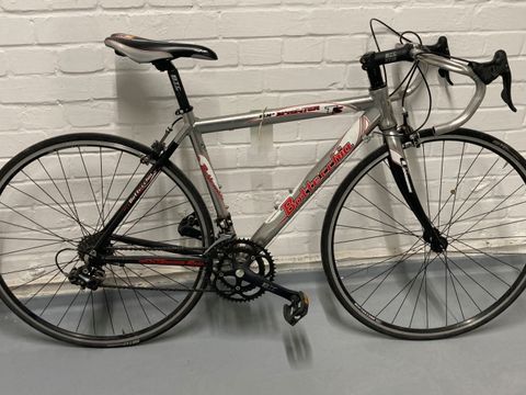 Silbernes Herrenfahrrad