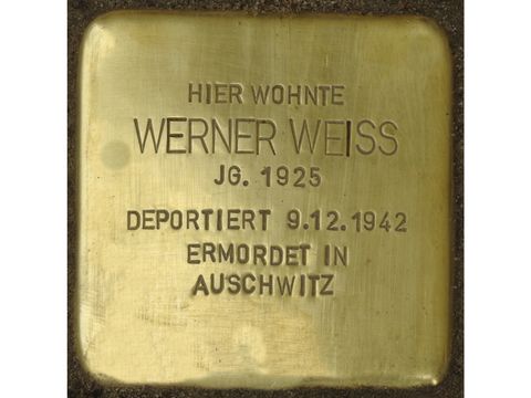 Stolperstein Werner Weiss