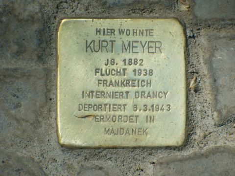 Stolperstein für Kurt Meyer