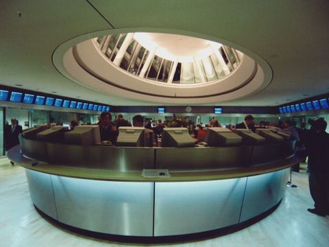 Börsensaal der Börse Berlin 2003