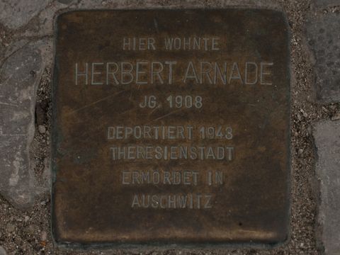 Stolperstein Herbert Arnade, 25.03.2012