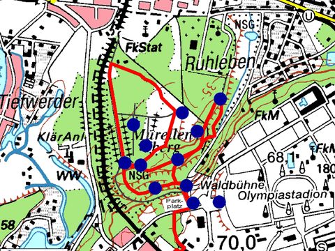 Wanderkarte (Bild: Berliner Forsten)