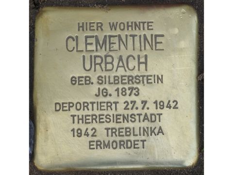 Stolperstein für Clementine Urbach