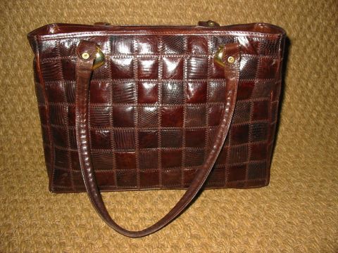 Handtasche aus Waranleder