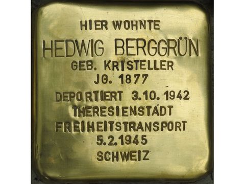 Cicerostraße 56 Hedwig Berggrün