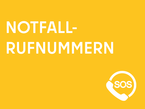 Nofallrufnummern