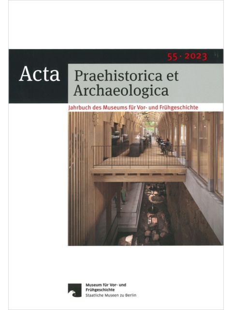 Buchcover Acta Praehistorica et Archaeologica, Band 55 (Bild: Museum für Vor- und Frühgeschichte der Staatlichen Museen zu Berlin)