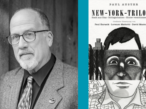 Buchcover mit Autorenfoto