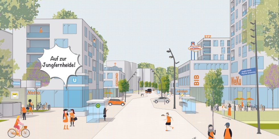 Ideen für die neue Siedlung Jungfernheide