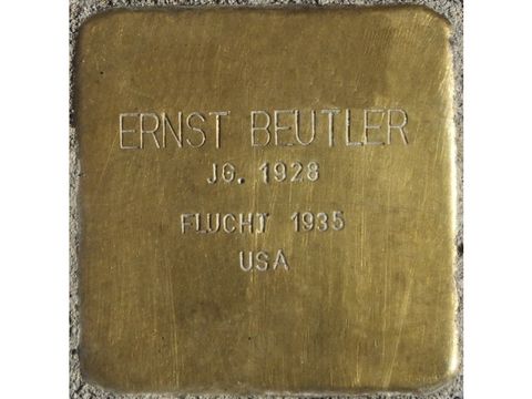 Stolperstein Ernst Beutler (Bild: Stolpersteine-Initiative CW, Hupka)