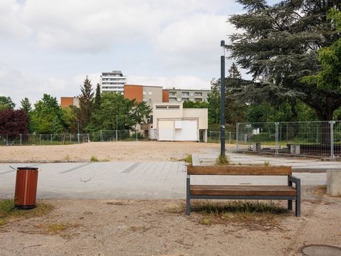 Baufläche für das künftige Begegnungszentrum Westerwaldstraße