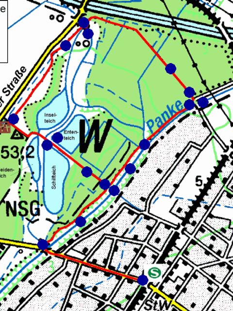 Wanderkarte (Bild: Berliner Forsten)